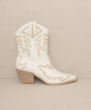 Nantes Classic Stitched Cowboy Boots