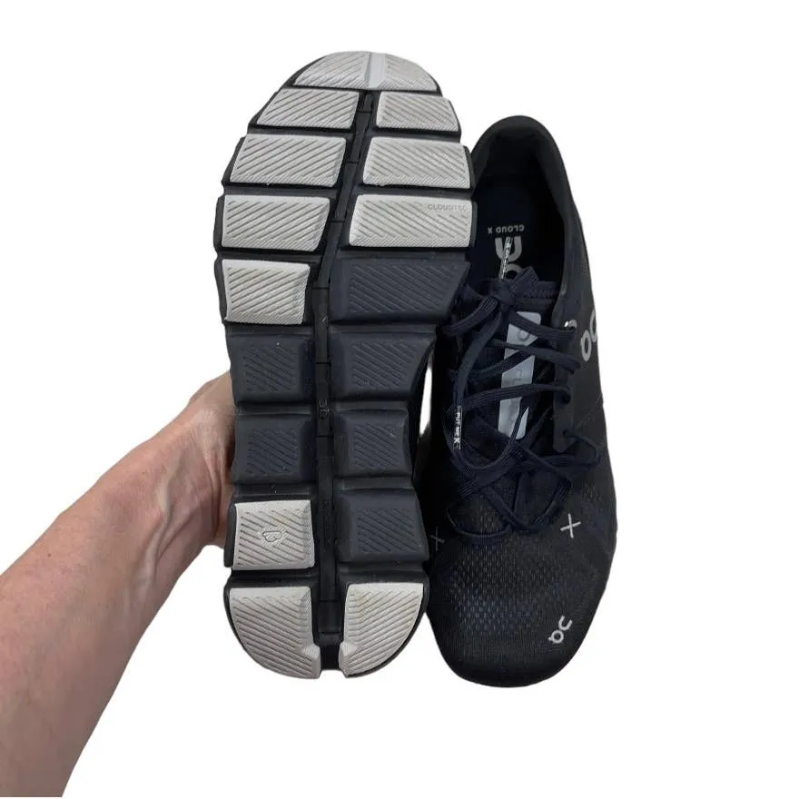 On Cloud x 3 Running Shoes Sneakers Trainers Men’s Size 12 Black New