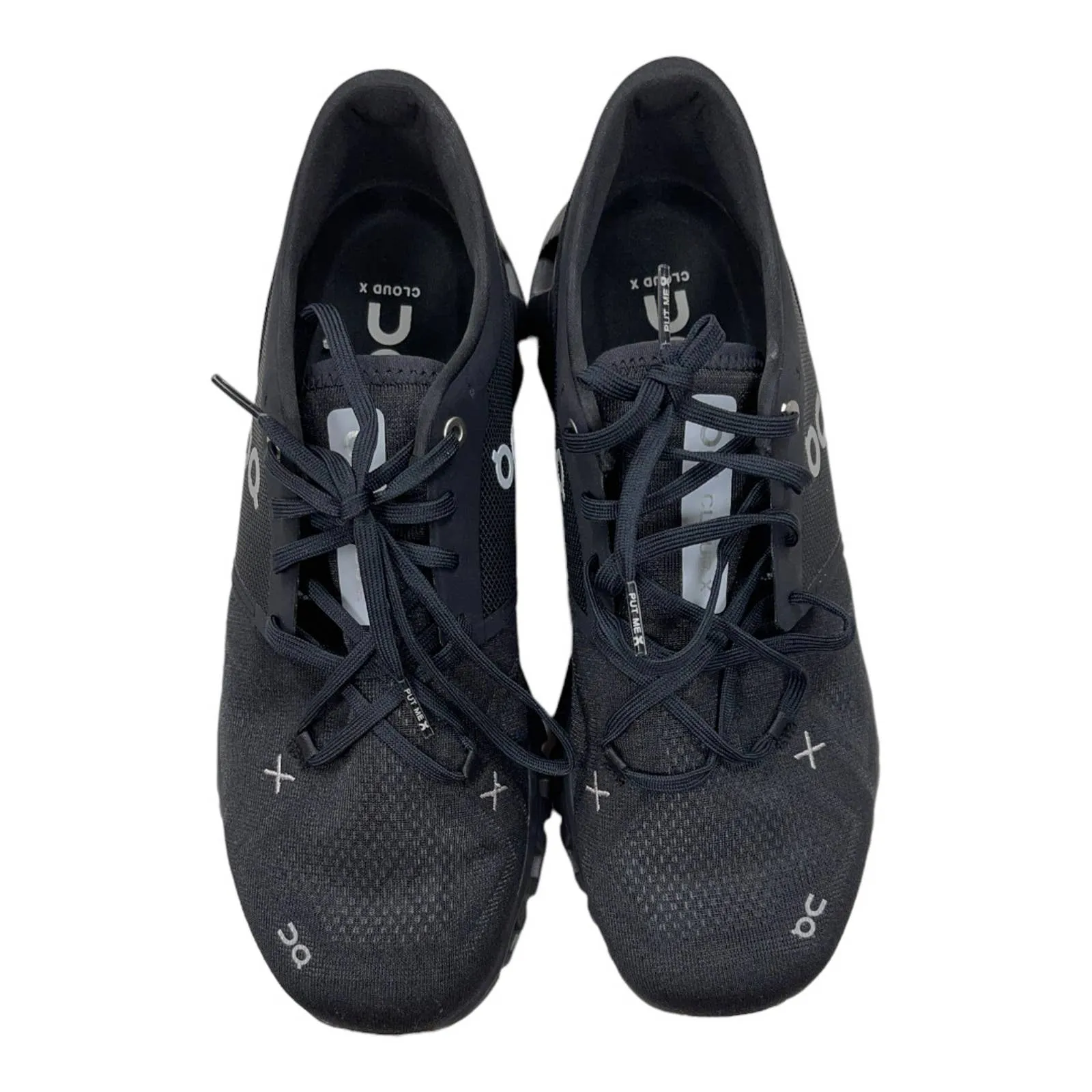 On Cloud x 3 Running Shoes Sneakers Trainers Men’s Size 12 Black New