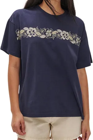 Oversized Graphic Shirts Teen Girls Women Preppy Short Sleeve Crewneck Y2k Floral Tops Aesthetic Summer Baggy Tees
