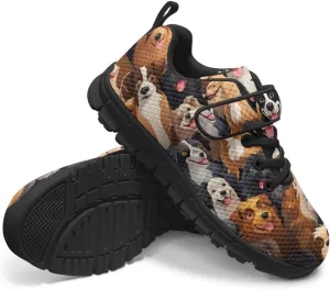 Puppy Dog Girls Boys Running Sneakers Hiking Shoes Fitness & Cross-Training Shoes Outdoor Sneaker