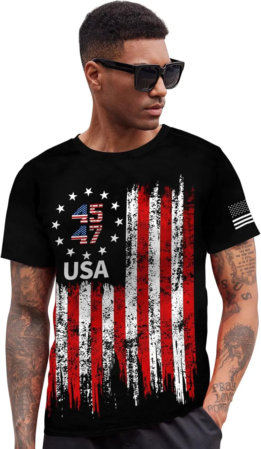 RAISEVERN Mens T-Shirts Cool Novelty Crewneck Short Sleeve Funny Graphic Top Casual Tees for Women