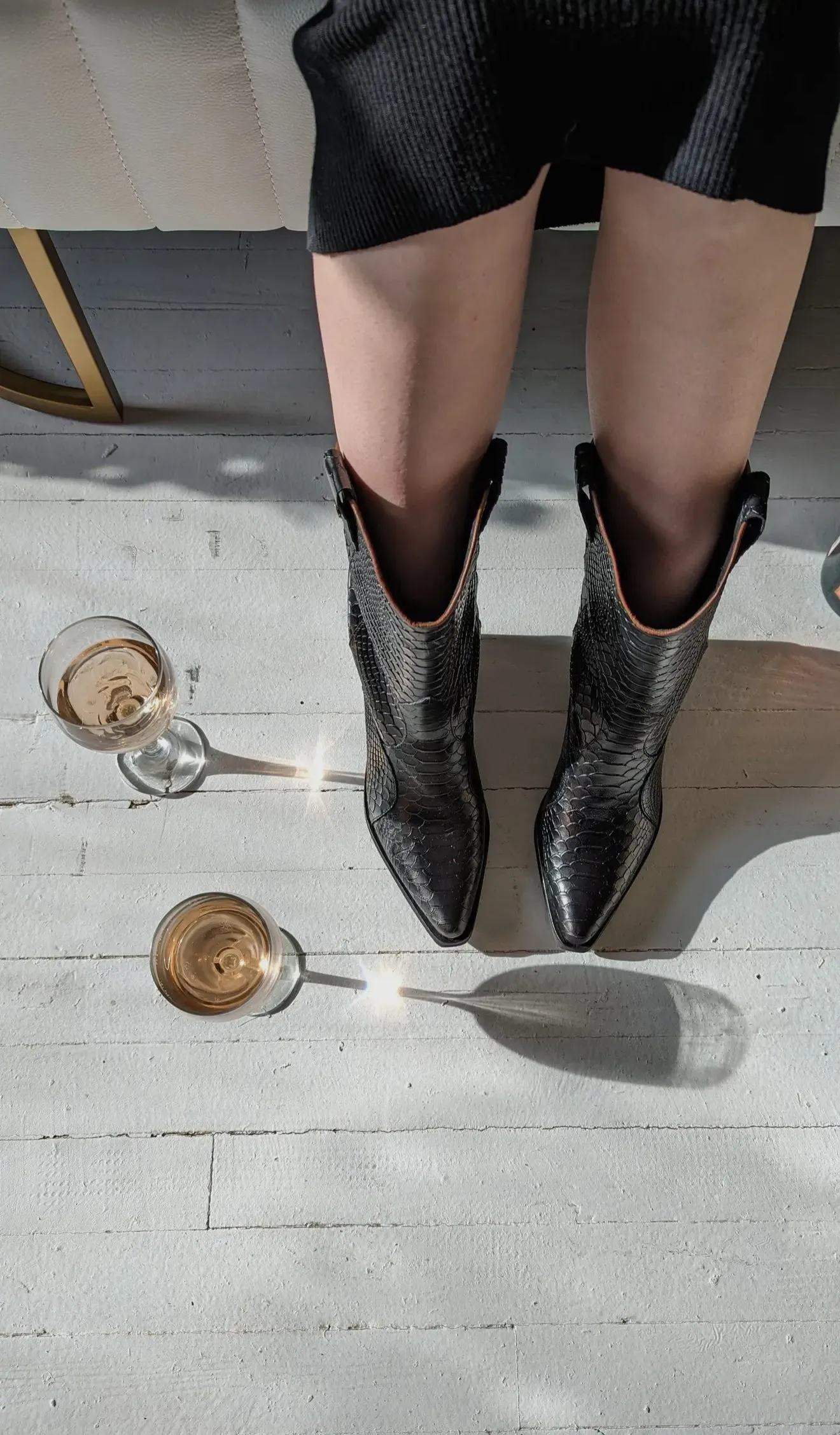 Royal Western Leather Cowboy Boots
