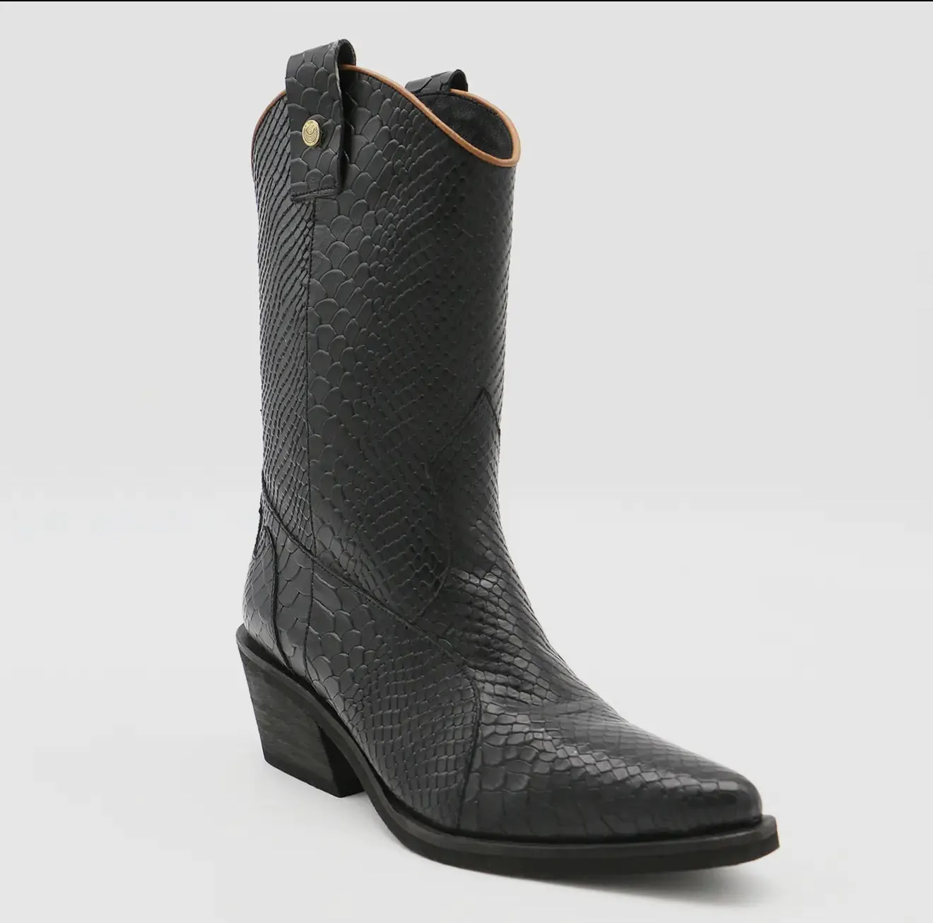 Royal Western Leather Cowboy Boots
