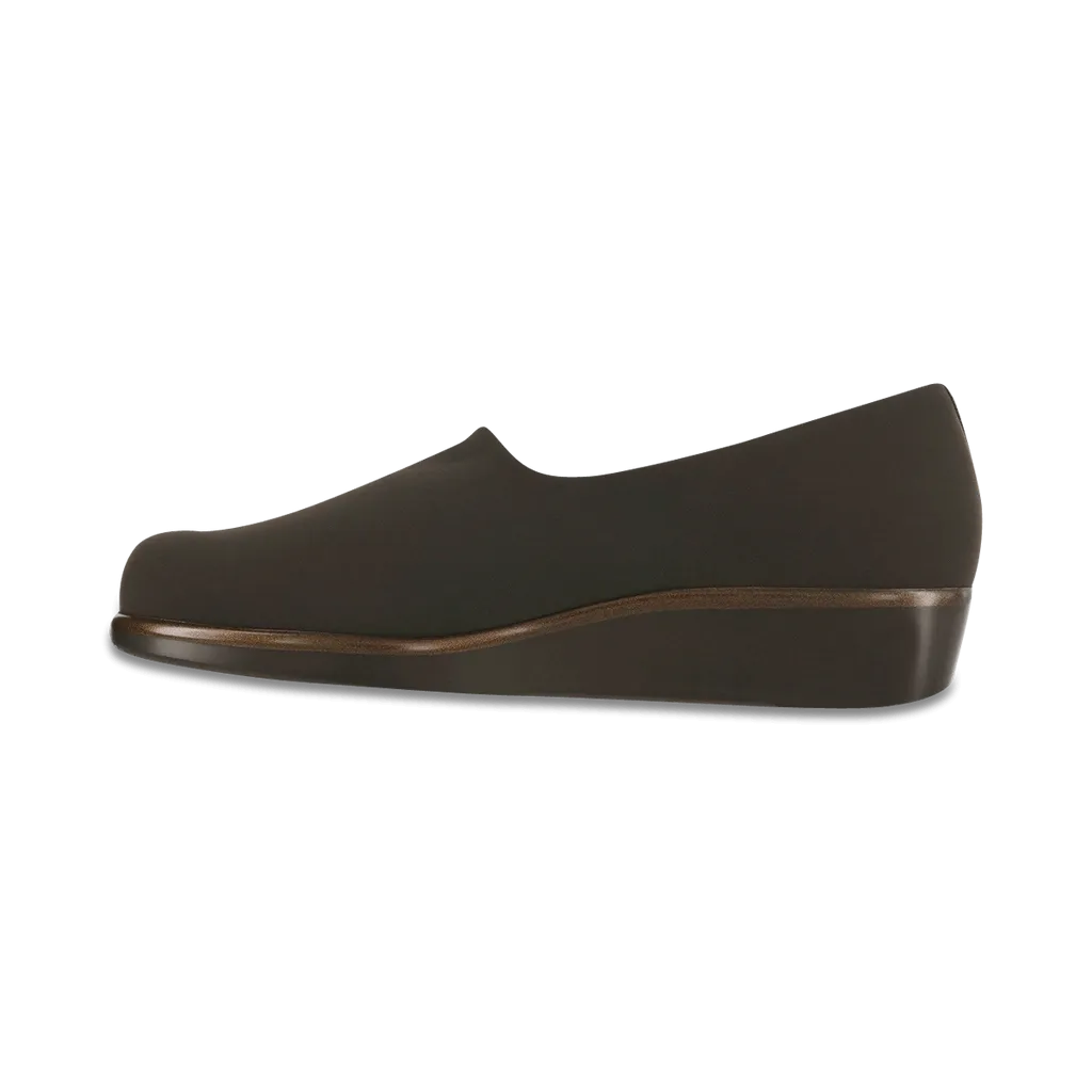 SAS Bliss Slip on Wedge - Brown