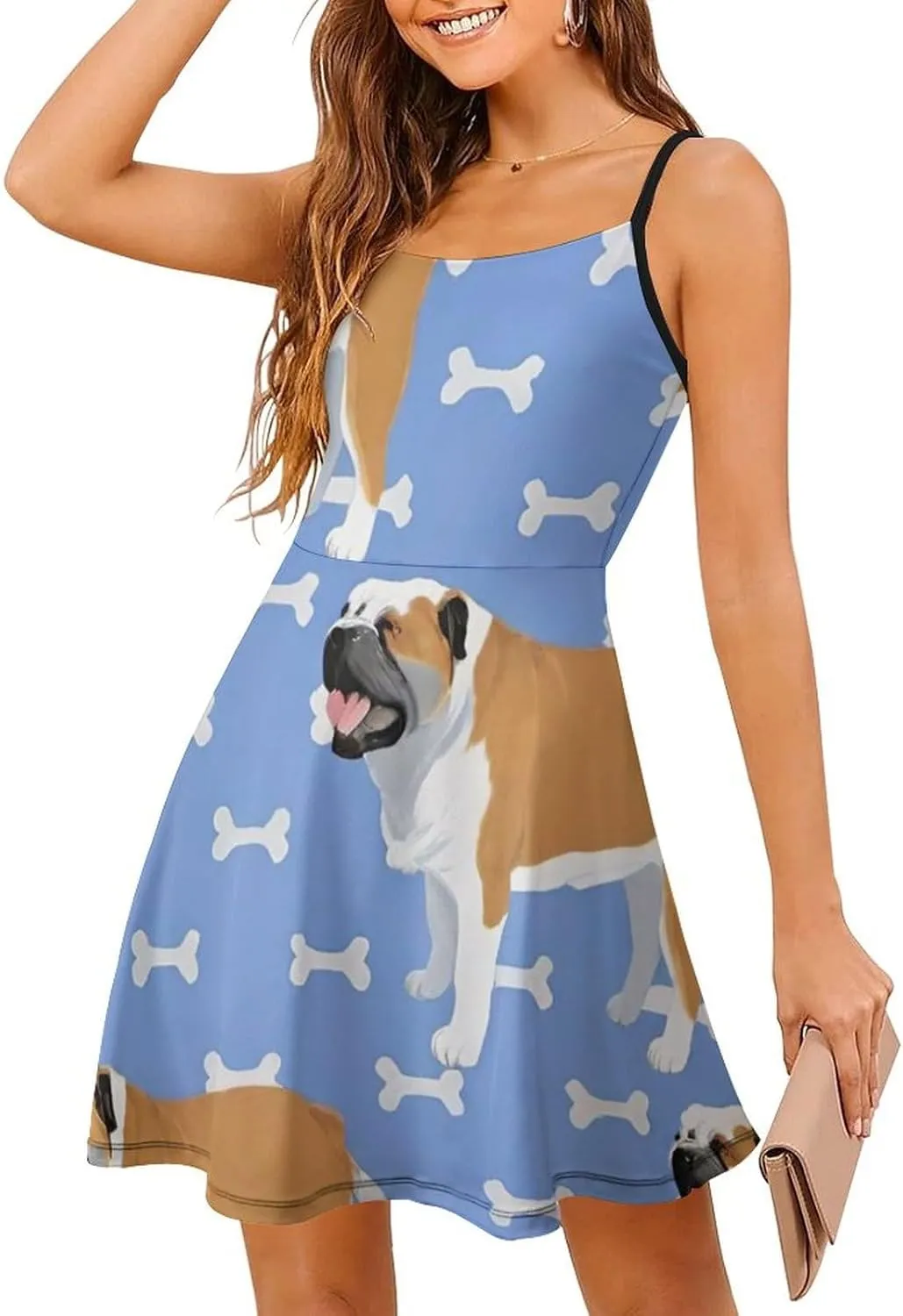Summer Casual Long Dress Sleeveless Adjustable Party Slim Dress