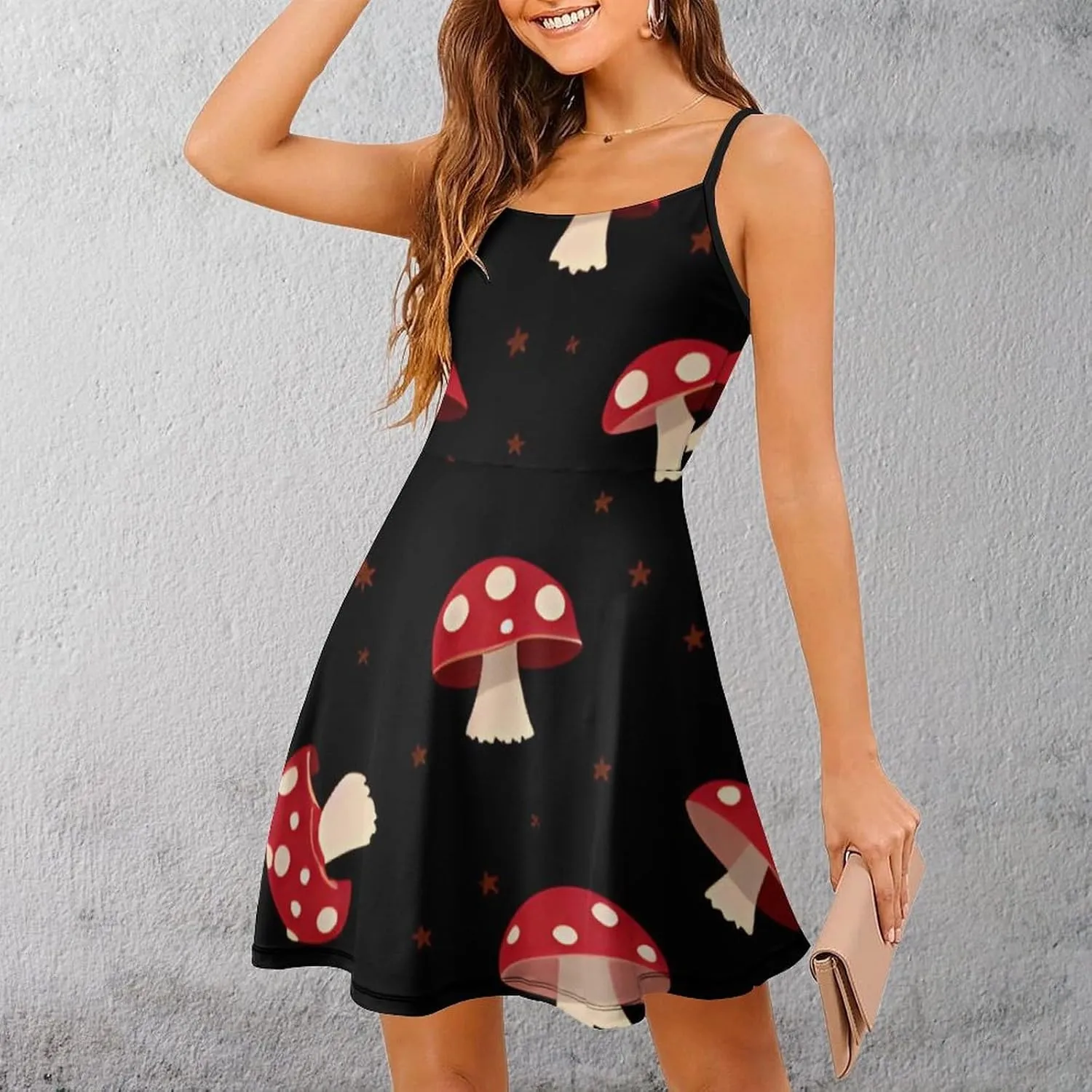 Summer Dress U-Neck Sleeveless Fitted Beach Party Maxi Dress