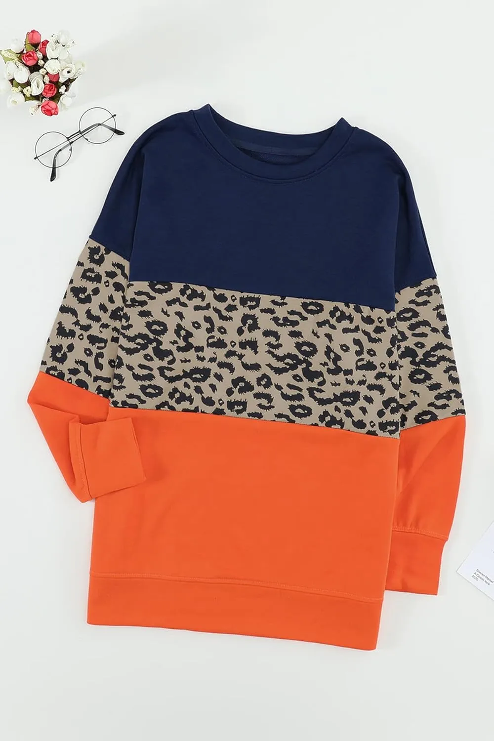 SWEET POISON Womens Casual Fashion Sweatshirts Loose Pullover Sweatshirt Long Sleeve Crewneck Tops