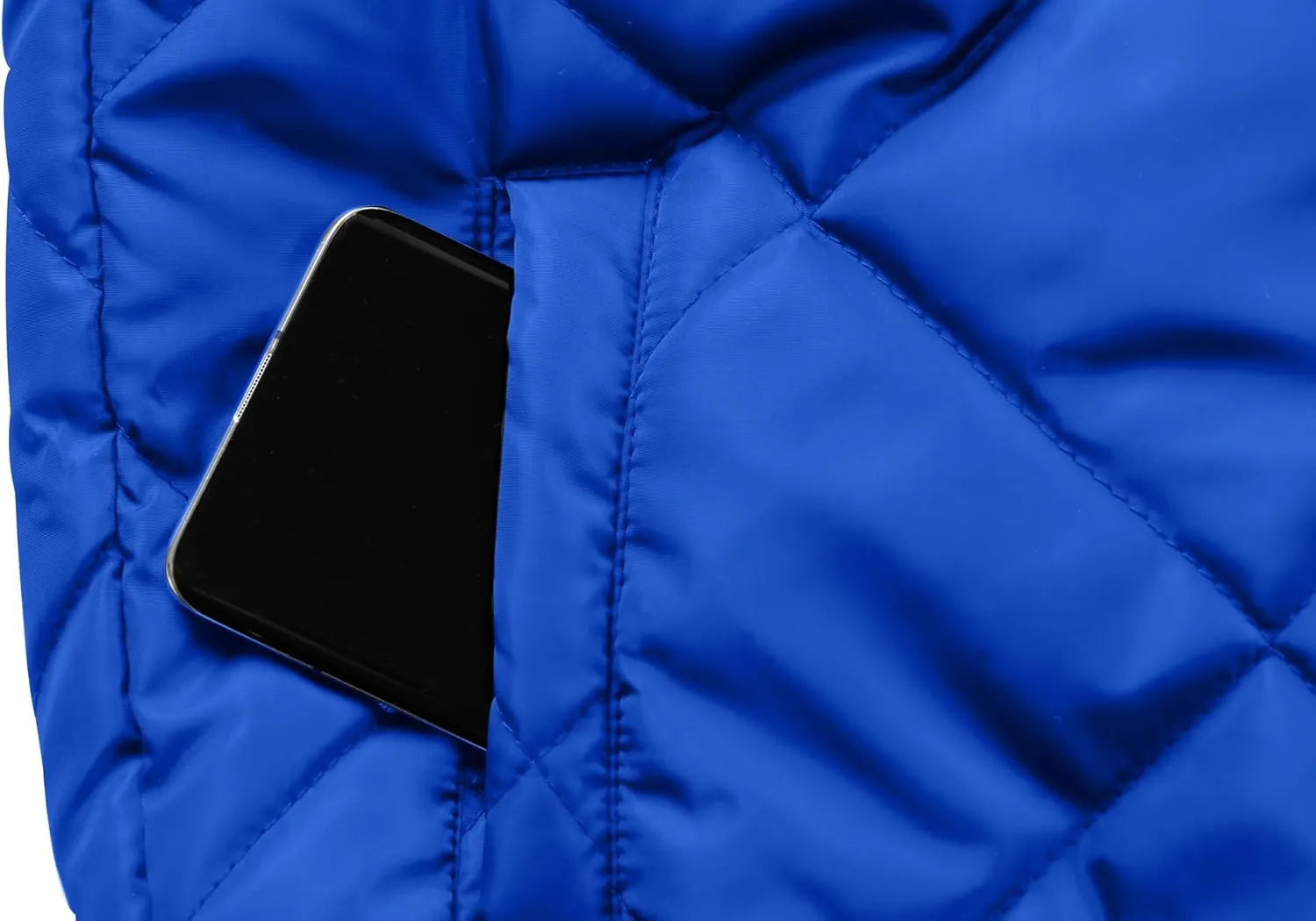 utcoco Mens Quilted Jacket Stand Collar Zip Up Casual Lightweight Down Jacket Winter Coat