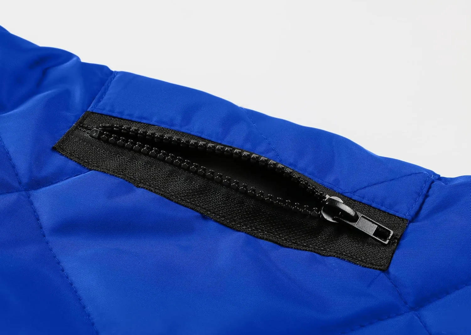 utcoco Mens Quilted Jacket Stand Collar Zip Up Casual Lightweight Down Jacket Winter Coat