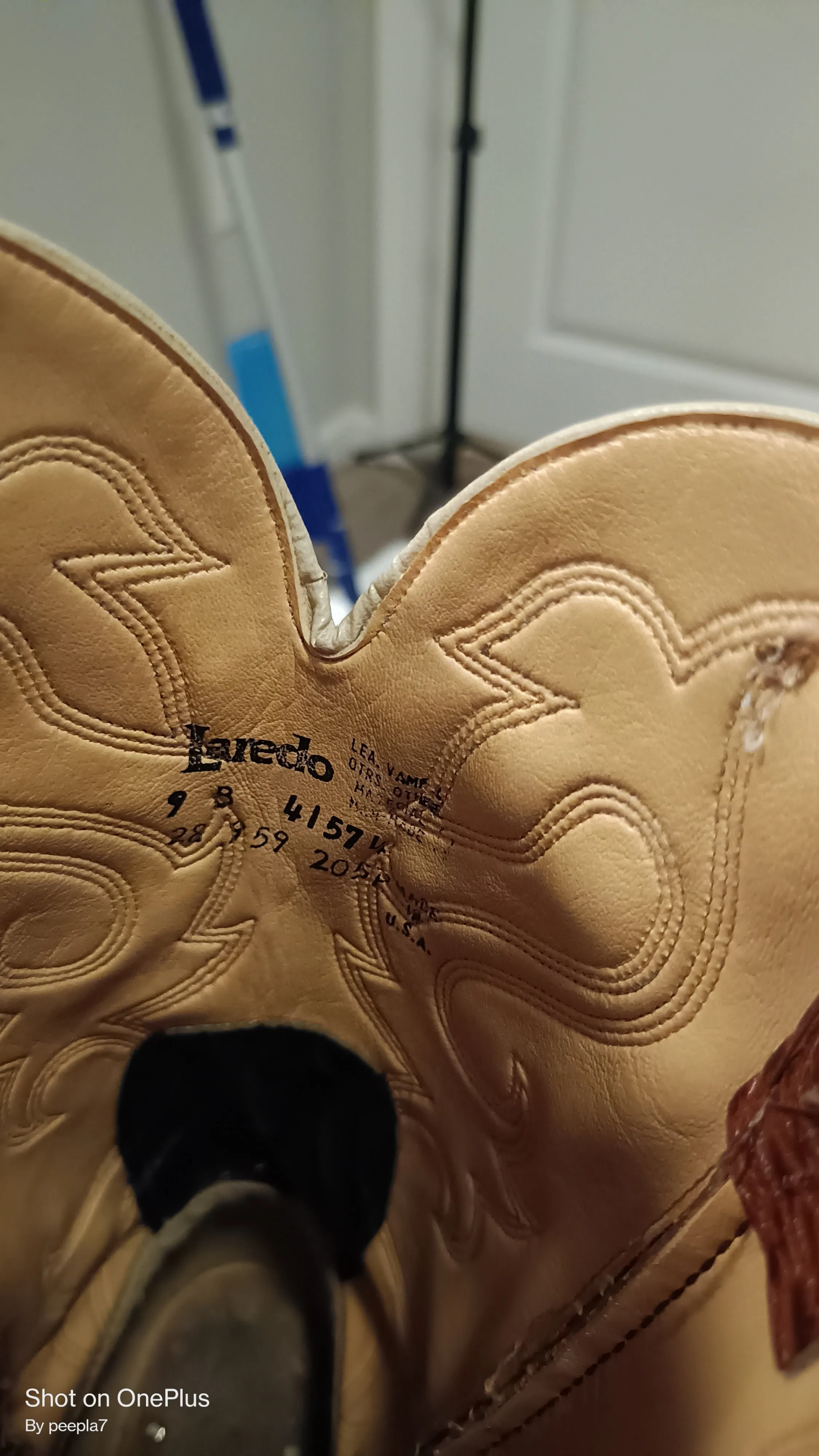 Vintage Laredo cowboy boots.