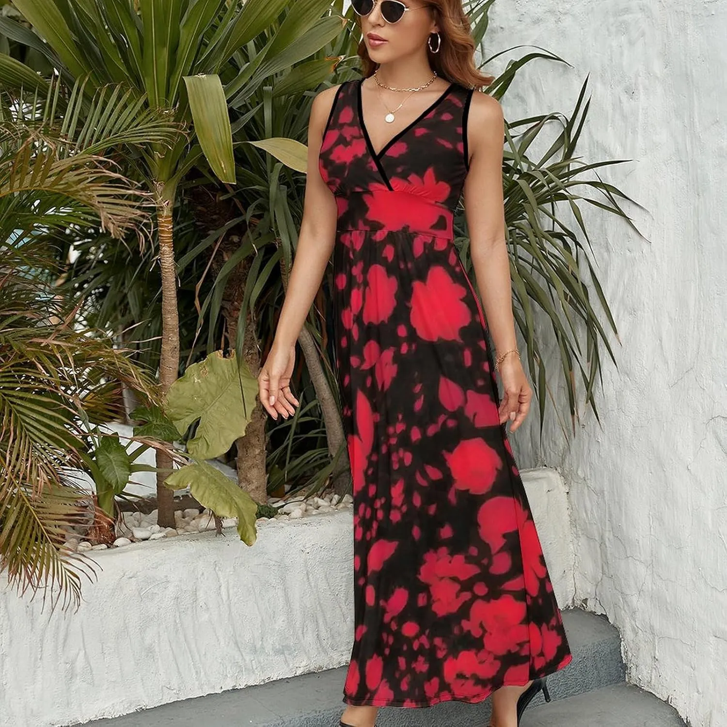 Women Girls 2025 Summer Swing Dress for Party Beach Date
