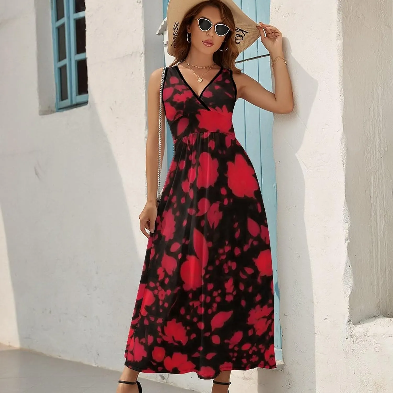 Women Girls 2025 Summer Swing Dress for Party Beach Date