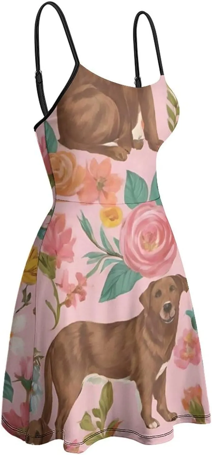 Women Girls Casual Flowy Long Dress for Party Holiday Beach
