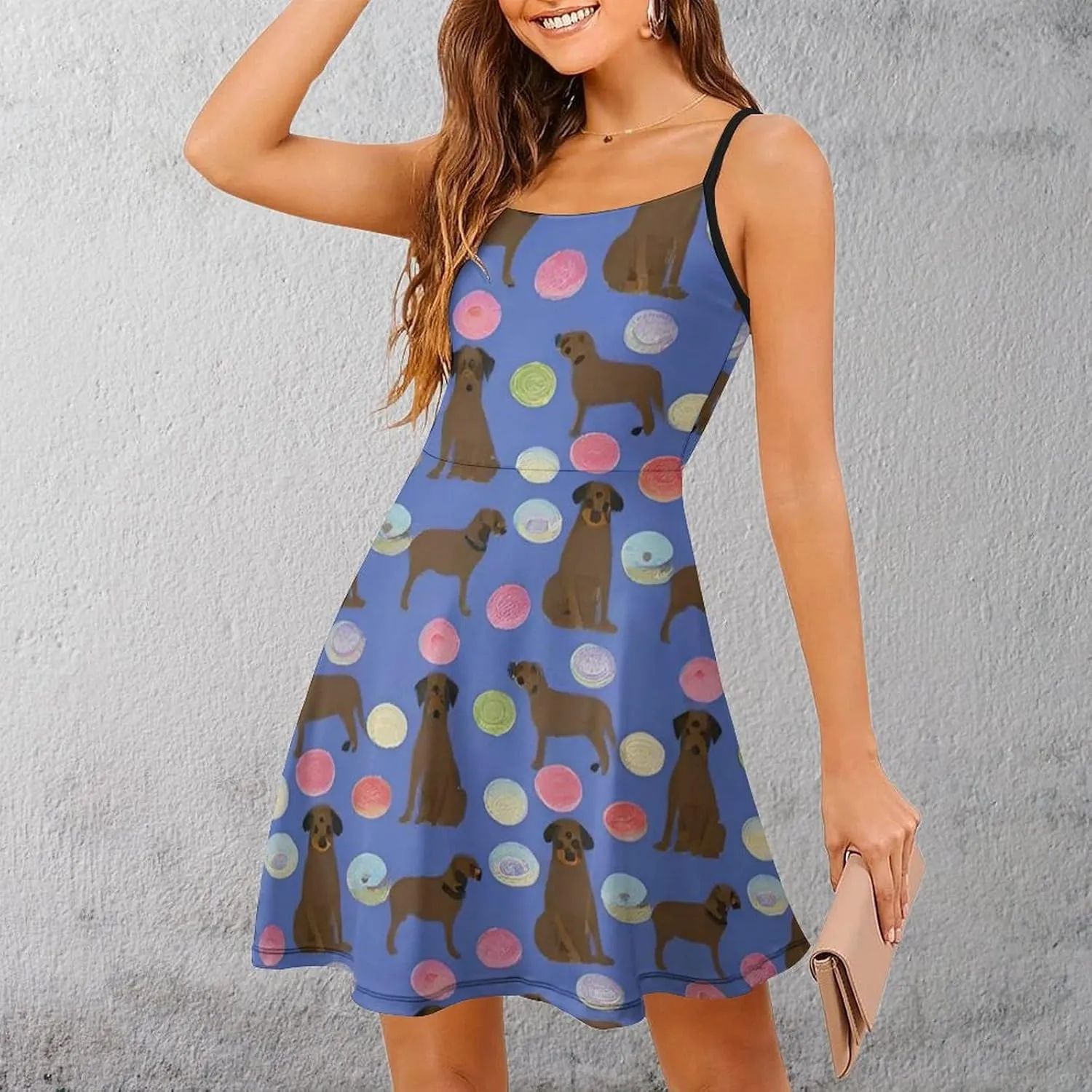 Women Girls Casual Flowy Long Dress for Party Holiday Beach