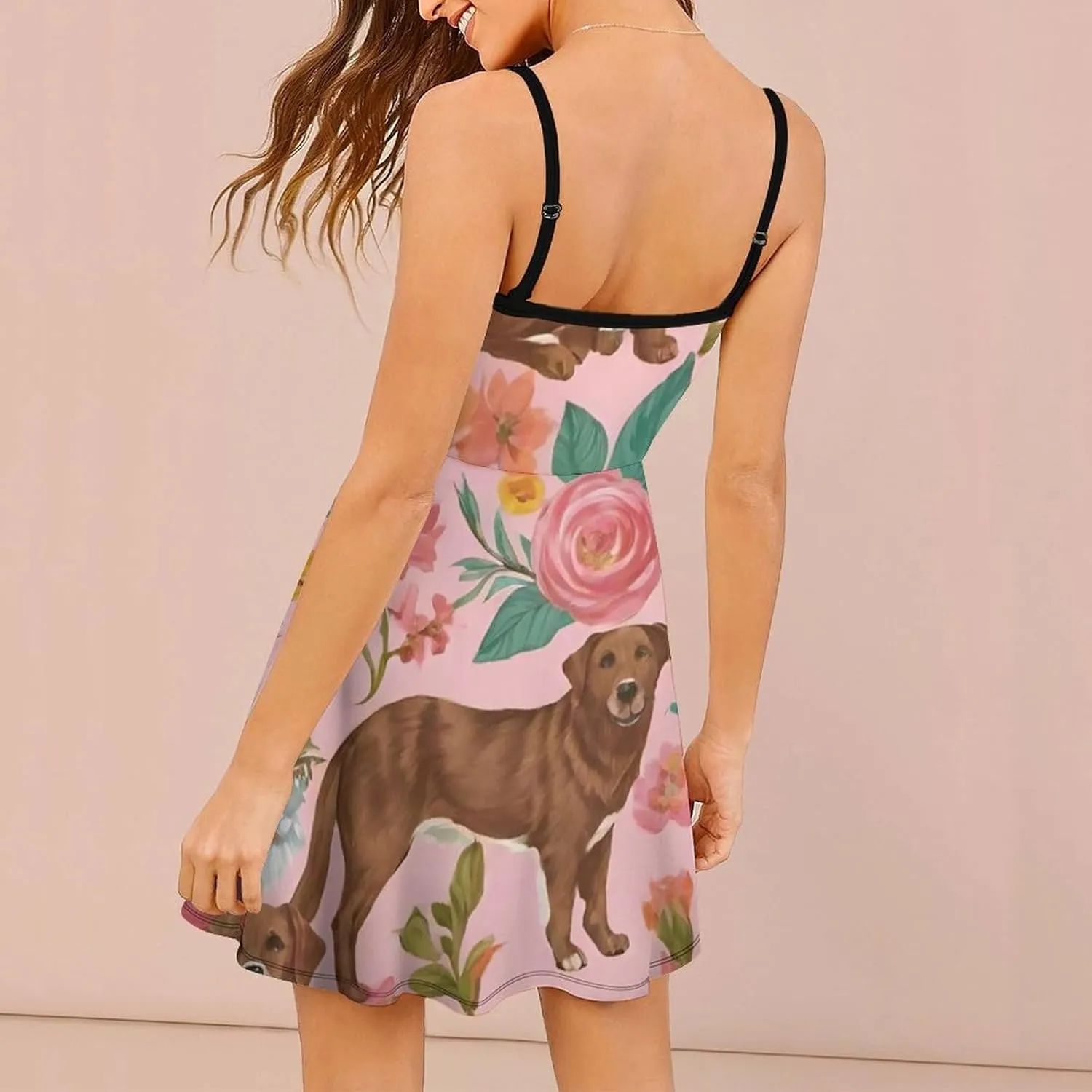 Women Girls Casual Flowy Long Dress for Party Holiday Beach