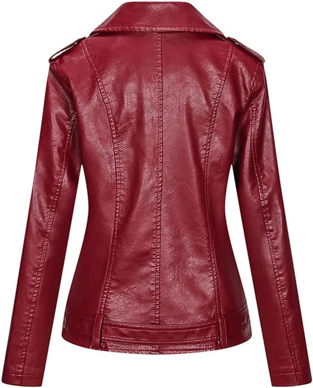 Women jacket Leather Jacket Women Autumn Coat Motorcycle Moto Biker Zipper Jacket Blue Black Khaki Clothes