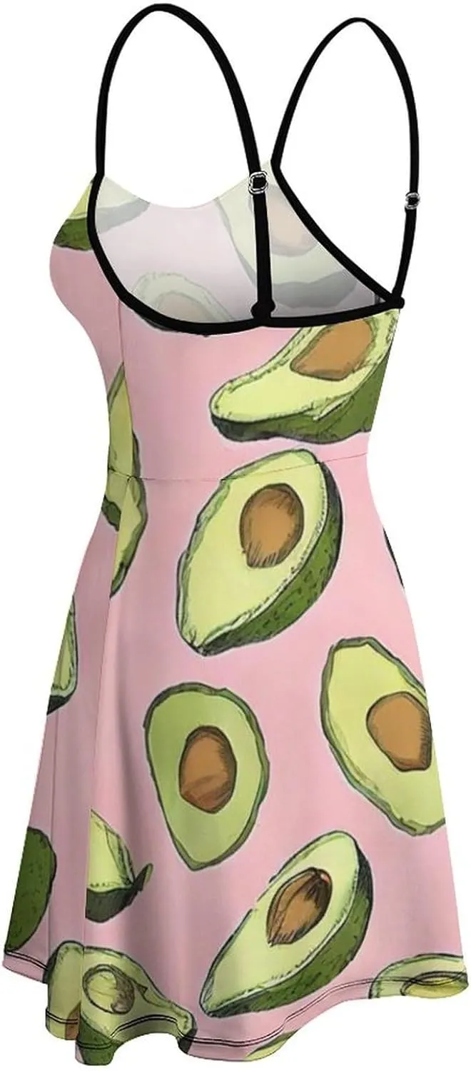 Women Ladies Sleeveless Midi Tank Dress for Vacation Party Wedding