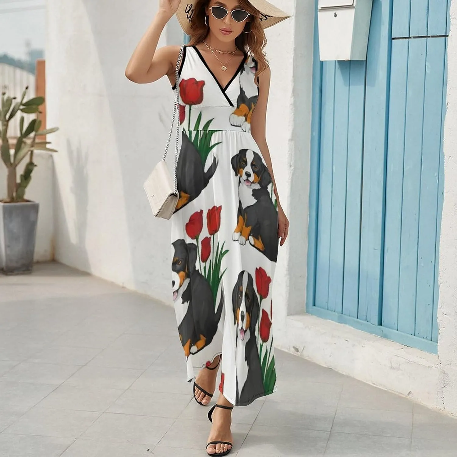 Women Ladies Summer 2025 Flowy Long Dress for Party Beach Date