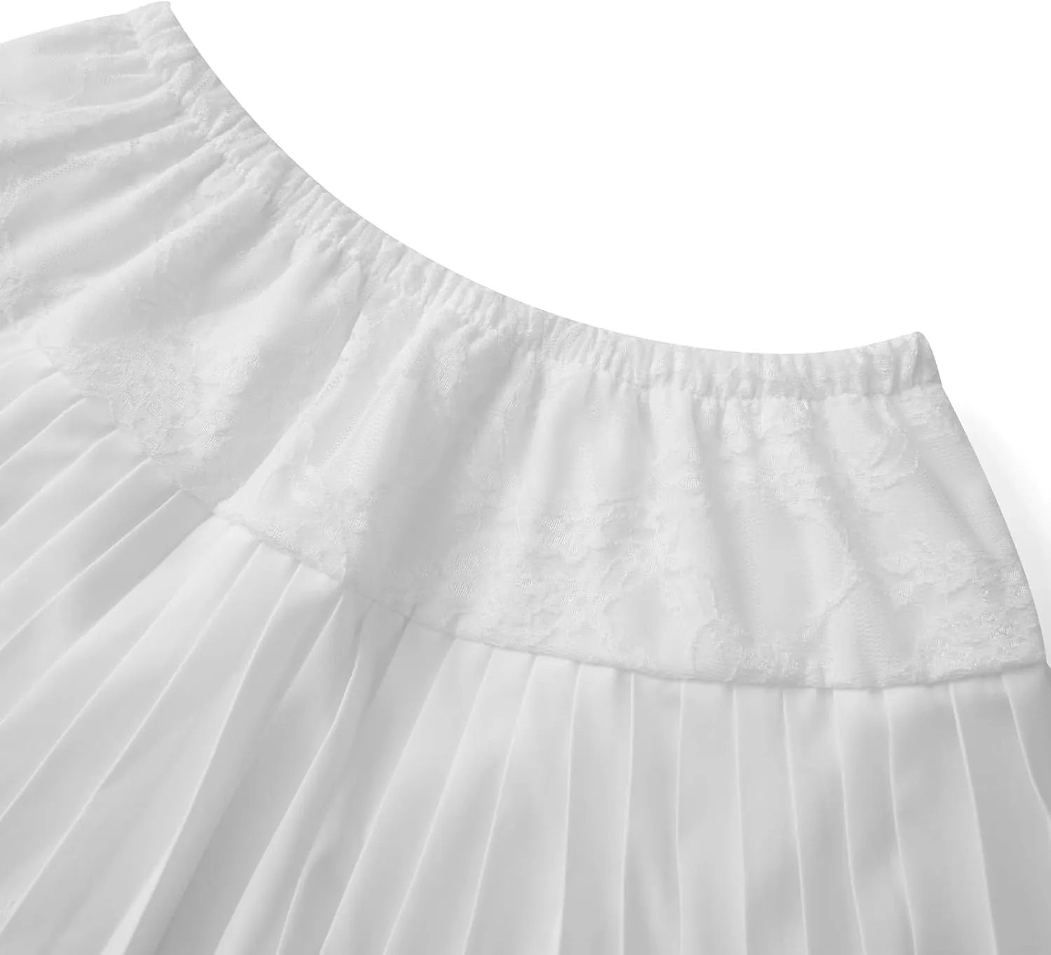 Women Y2k Lace Ruffle Pleated Mini Skirts Low Rise Ruched Fairy Mesh Micro Skirts Half Slip Layered Mini Skirts