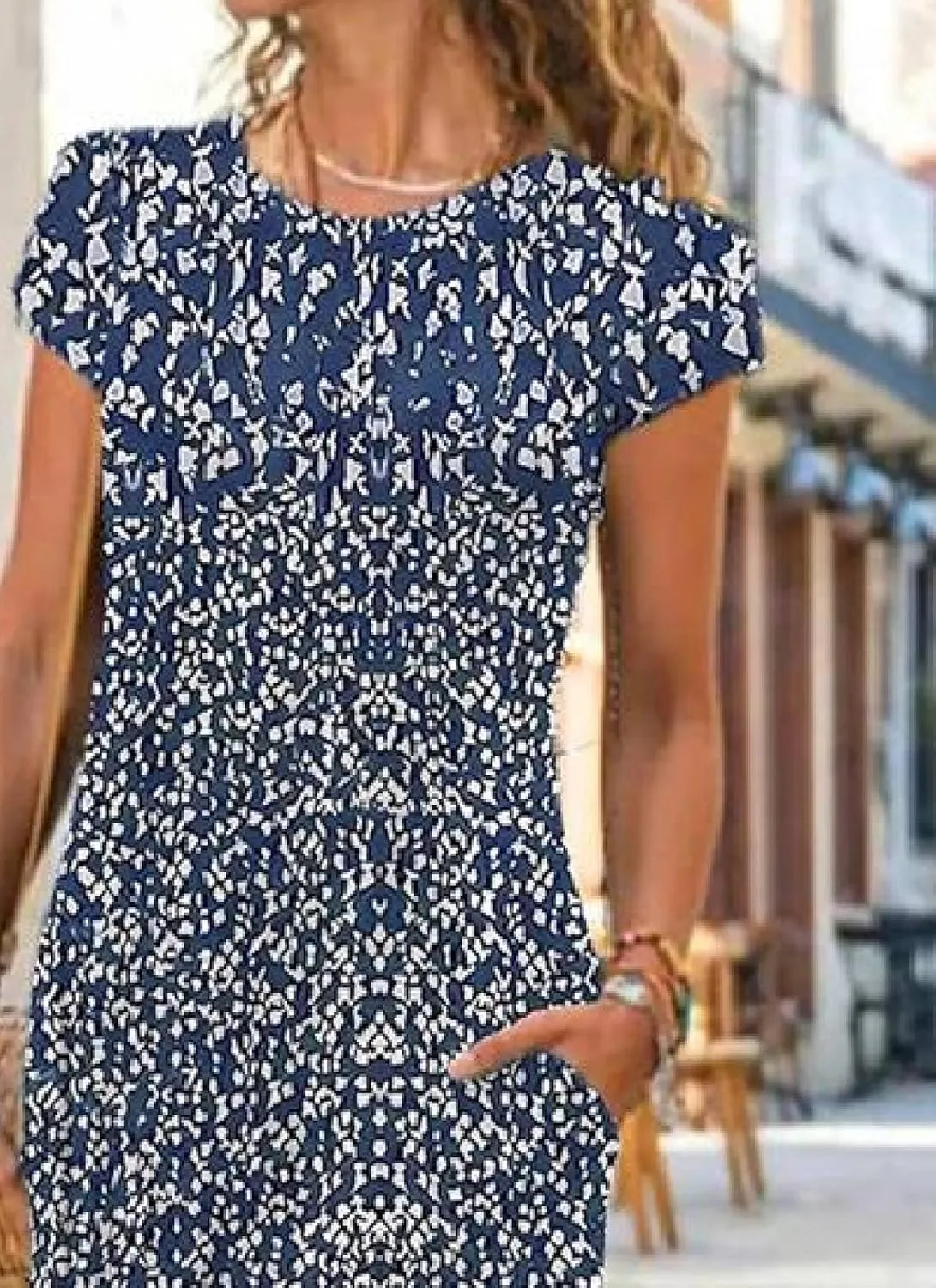Women's 2025 Summer Floral Maxi Dress Shift Beach Dress Vacation Dress Trendy Crew Neck Garden Party Outfits
