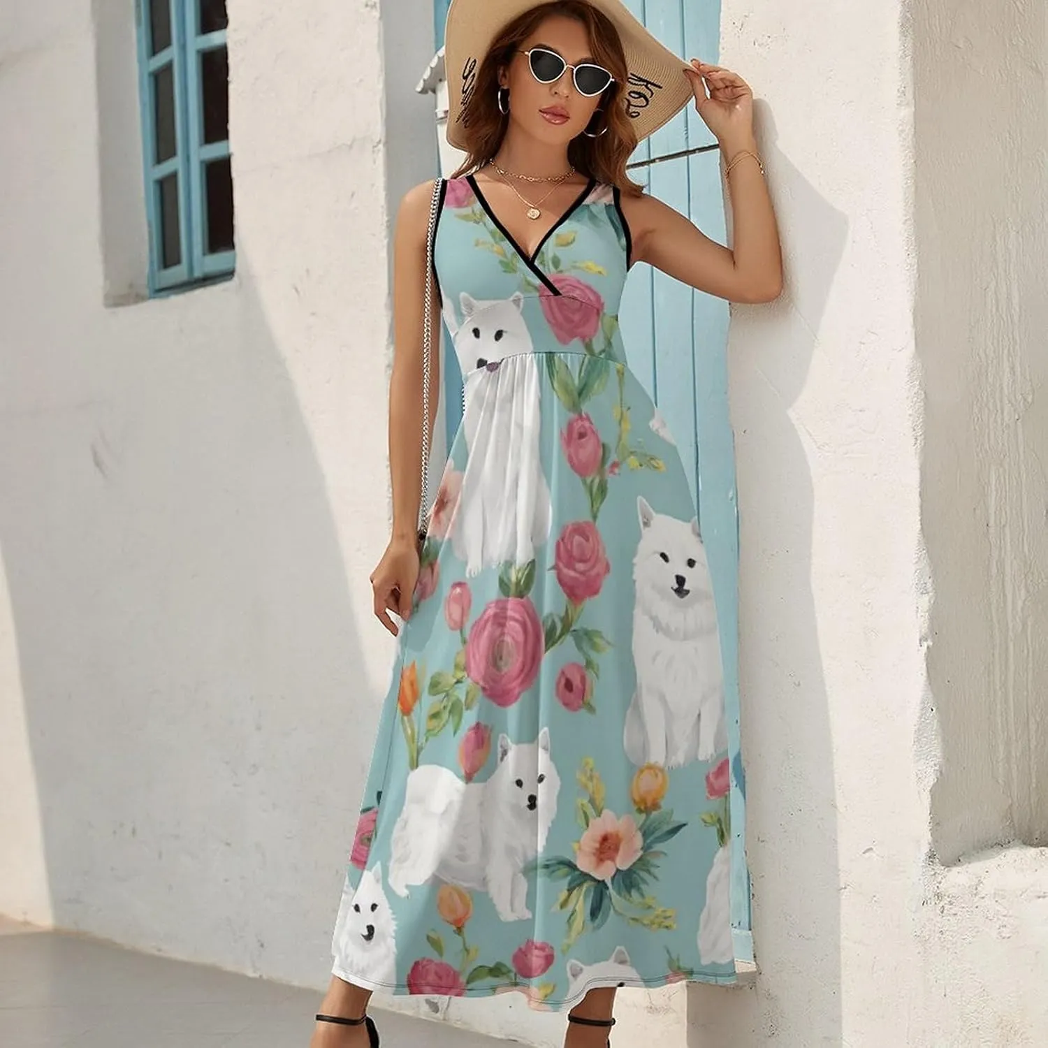 Women's 2025 Summer Loose Flowy Swing Shift Dresses for Vacation Party