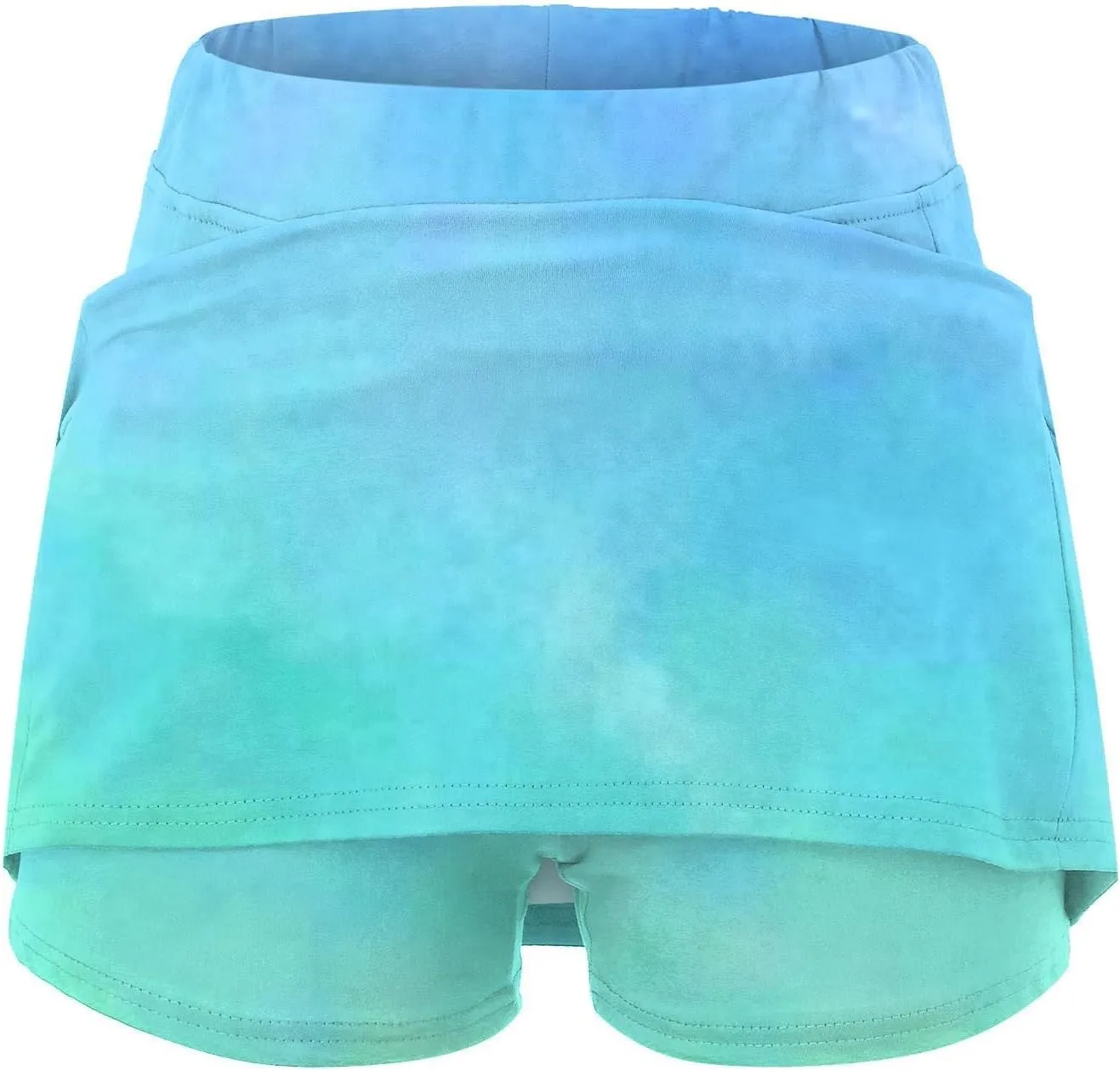 Women's Athletic Skirt Shorts Moisture-Wicking Jogging Fitness Exercise Casual Sportswear Flexible Bonus Skirt Shorts