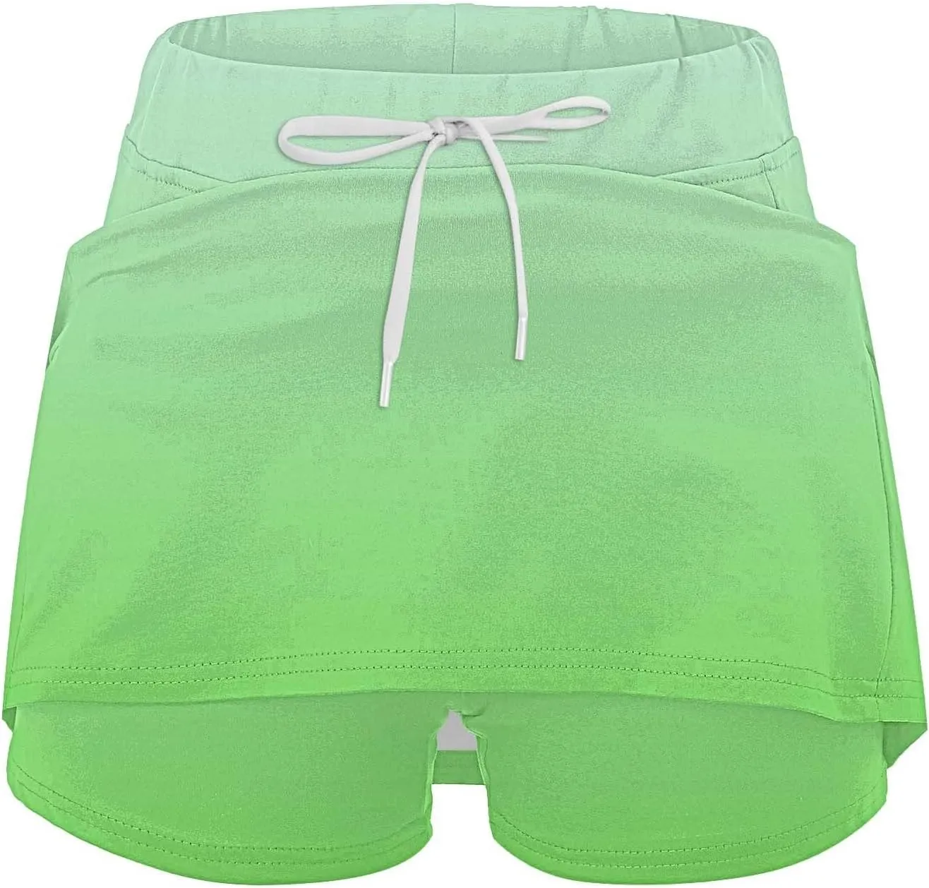 Women's Athletic Skirt with Shorts Running Tennis Day Beach Sports Activity Wears Workout Durable Fabric Short Shirts