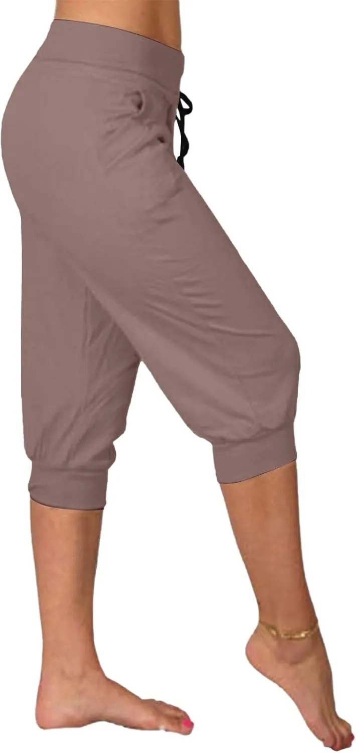 Women's Casual Comfortable Stretch Drawstring Pants Slim Active Yoga Lounge Outfits Stylish Sport Fitness Casual Pant