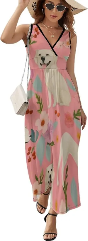 Women's Casual Flowy Long Dress for Vacation Party Wedding
