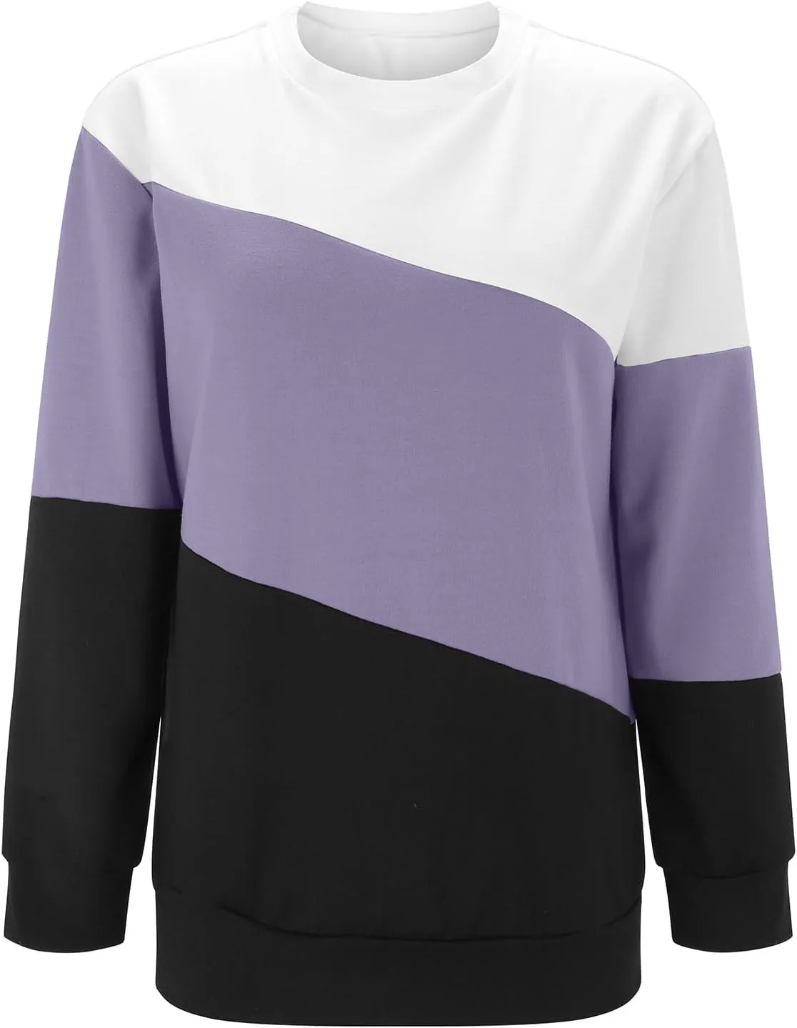 Womens Oversized Sweatshirts Fall Crewneck Long Sleeve Pullover Sweatshirt Trendy Lightweight Outdoors Tops