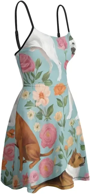 Women's Summer Casual Bodycon Cami Dress for Party Beach Date