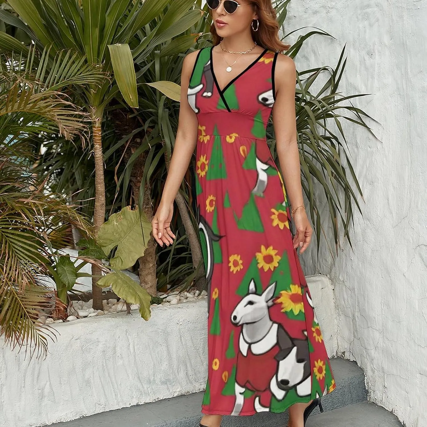 Women's Summer Flowy Long Dress for Vacation Party Wedding