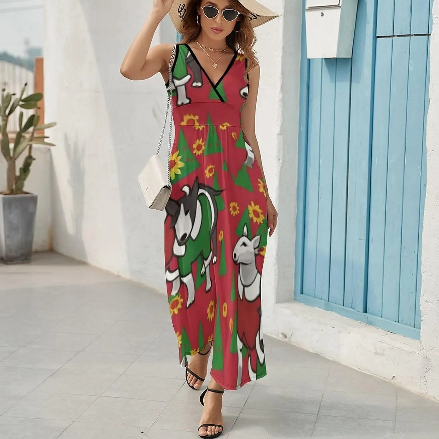 Women's Summer Flowy Long Dress for Vacation Party Wedding
