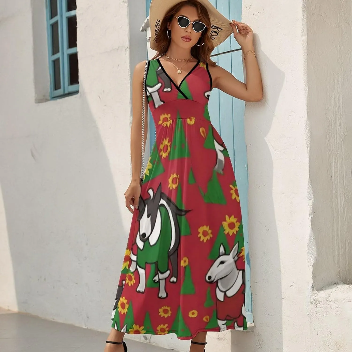 Women's Summer Flowy Long Dress for Vacation Party Wedding
