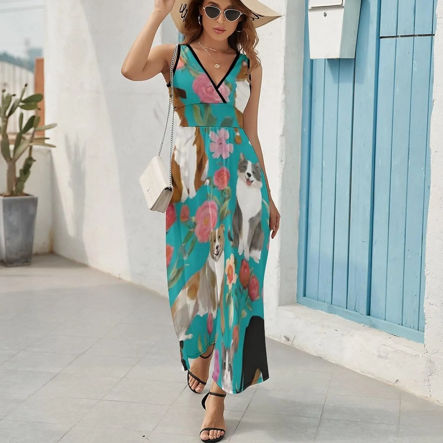 Women's Summer Flowy Long Dress for Vacation Party Wedding