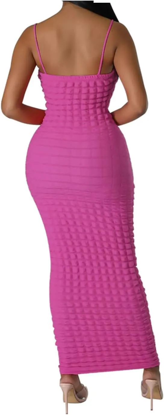 Women's Tie Knot Front Off Shoulder Bodycon Midi Dress Backless Sheath V Neck Bodycon Summer Night Party Dresses