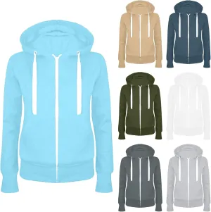 Womens Zip Up Hoodies Fleece Jackets Long Sleeve Lightweight Basic Sweatshirts Winter Fashion Outfits Clothes 2024