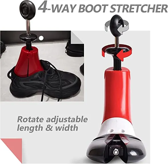 YDTREILS Boot Stretchers for Cowboy Boots | 4-Way Adjustable Shoe Stretcher for Wide Feet